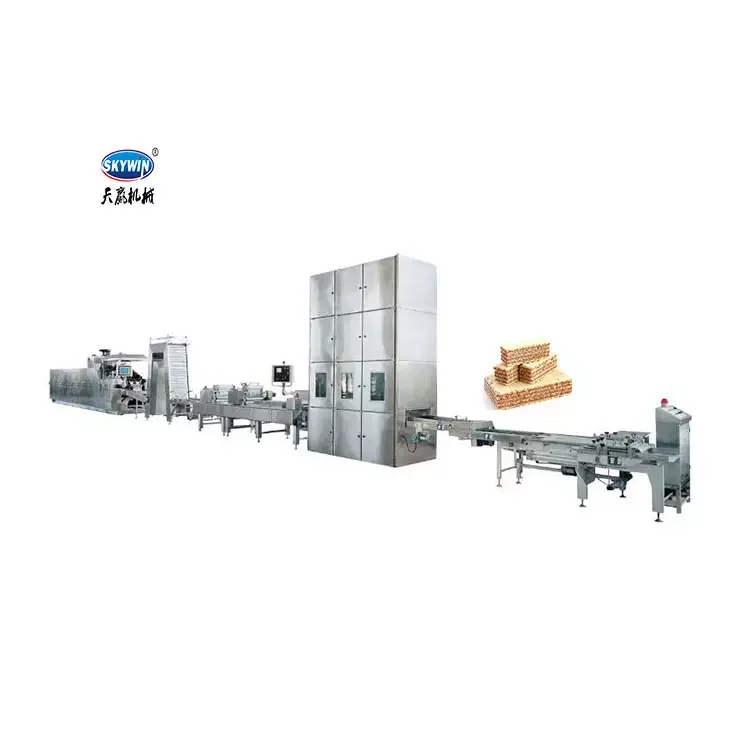 Automatic Bakery Snack Factory Biscuit Making Machine Cheese Wafer Ball Production Line Wafer Making Machine Price Equipment