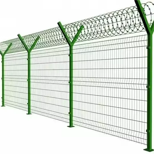 Good Quality Powder Coated Home Garden Metal Steel Fence Panels Iron Fence 6 Feet High