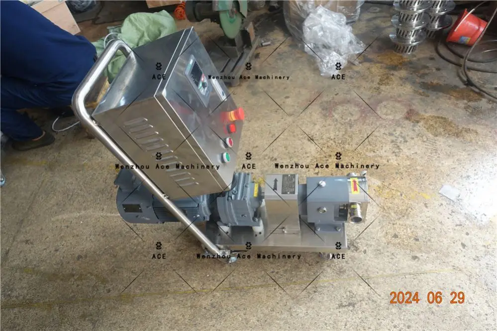 Sanitary Self Priming Durable Corrosive Health Drink Stainless Steel Cake Batter Honey Food Grade Rotary Lobe Pump