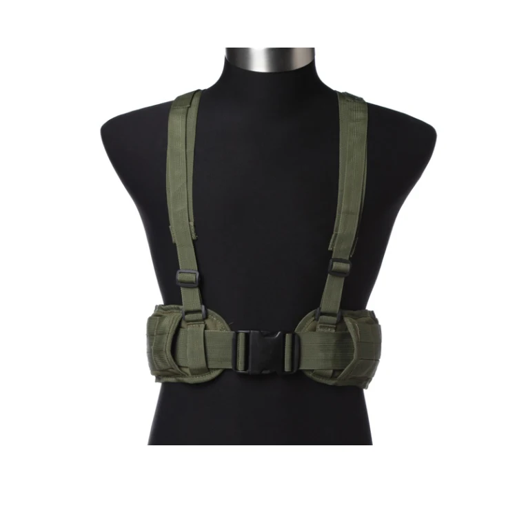 Wholesale Men Combat Shooting Tactical Suspender Belt Waist Support Hunting Gear Waist Molle Belt