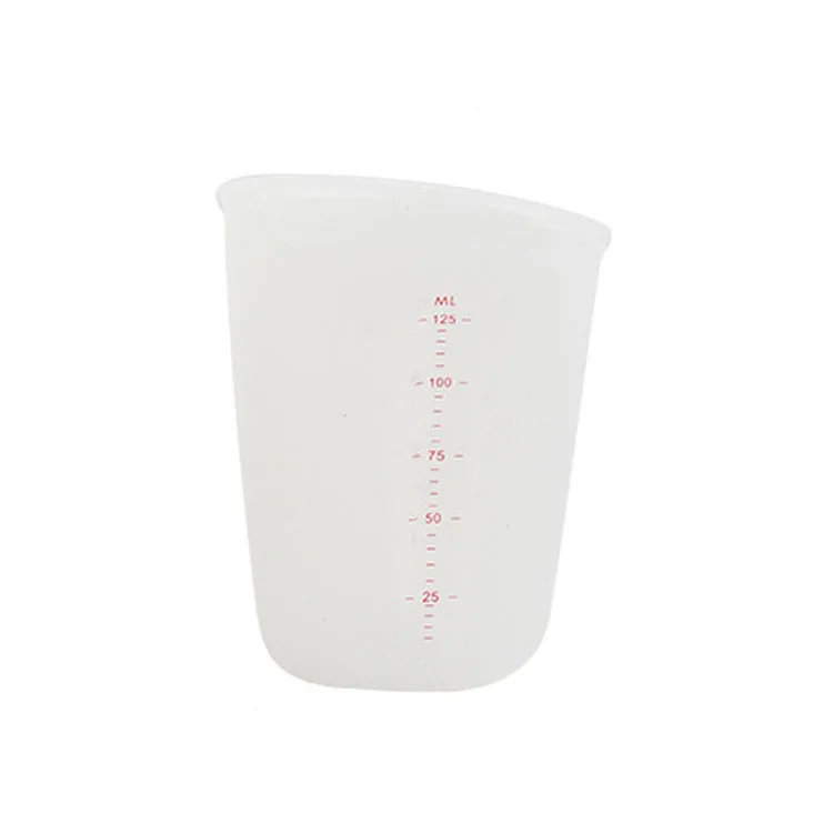 Wholesale Baking 125 ml 1/2 Cup Silicone Measuring Cups for Epoxy Resin Butter Chocolate