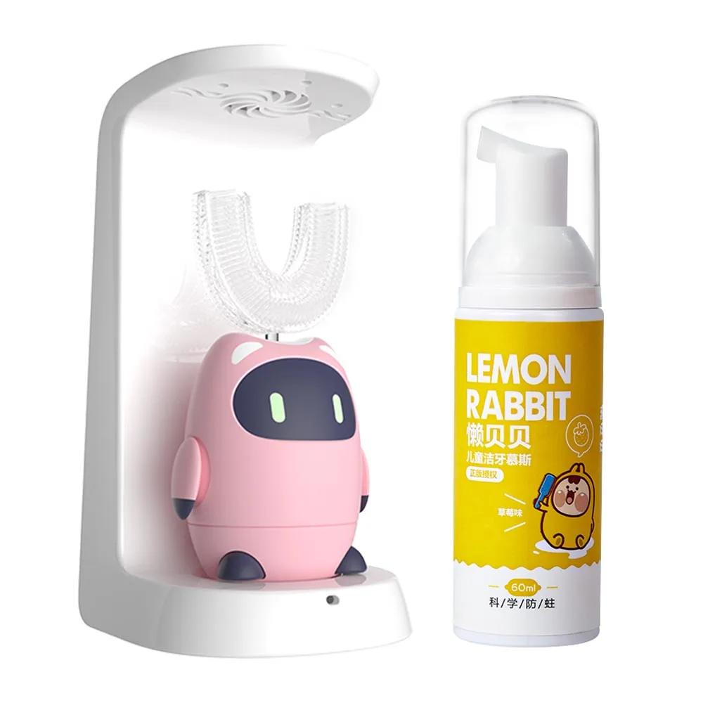 U Shape 360 Degrees Electric Toothbrush For Kids 3 Modes Automatic Sonic Toothbrush Waterproof Manufacturing Electric Toothbrush