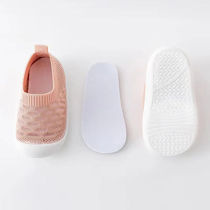 Spring and summer new breathable baby toddler shoes indoor non-slip baby front step shoes soft sole boys children shoes