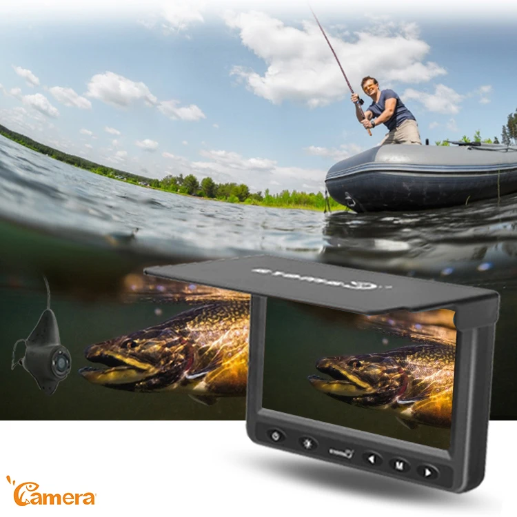 HR-4315B Newly affirms stock original low price professional wild fishing equipment underwater mini  fishing camera