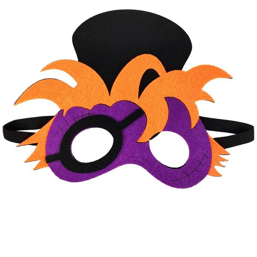 Halloween felt masks for birthday party favors costumes supplies Halloween dress-up party