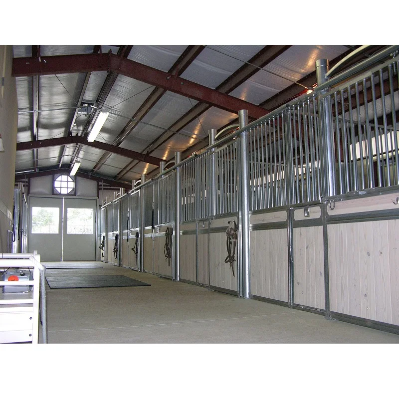 Крытое стальное быстрое строительное сборное наземное здание для верховой езды
