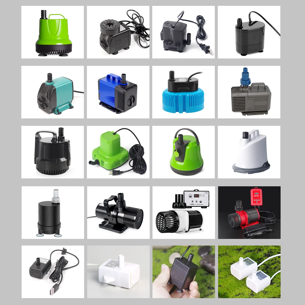 Factory fish farming equipment aquaculture system small big fish tank filter wave maker other aquarium decor for home