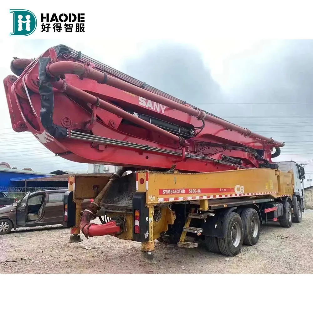 Haode Used Concrete Pump China Wholesale Used 37m 52m 56m Sany Truck Mounted Concrete Pump Price