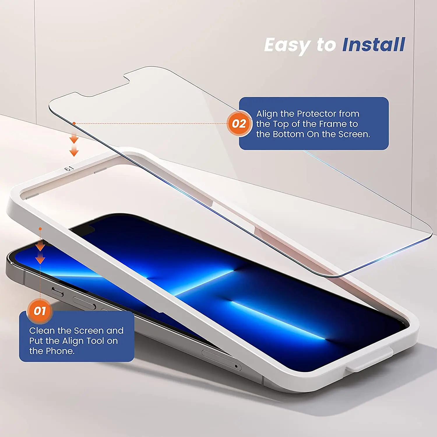 TENCHEN бесплатный образец протектор экрана Amazon горячая Распродажа для IPhone 13 Pro Max Mini Закаленное стекло