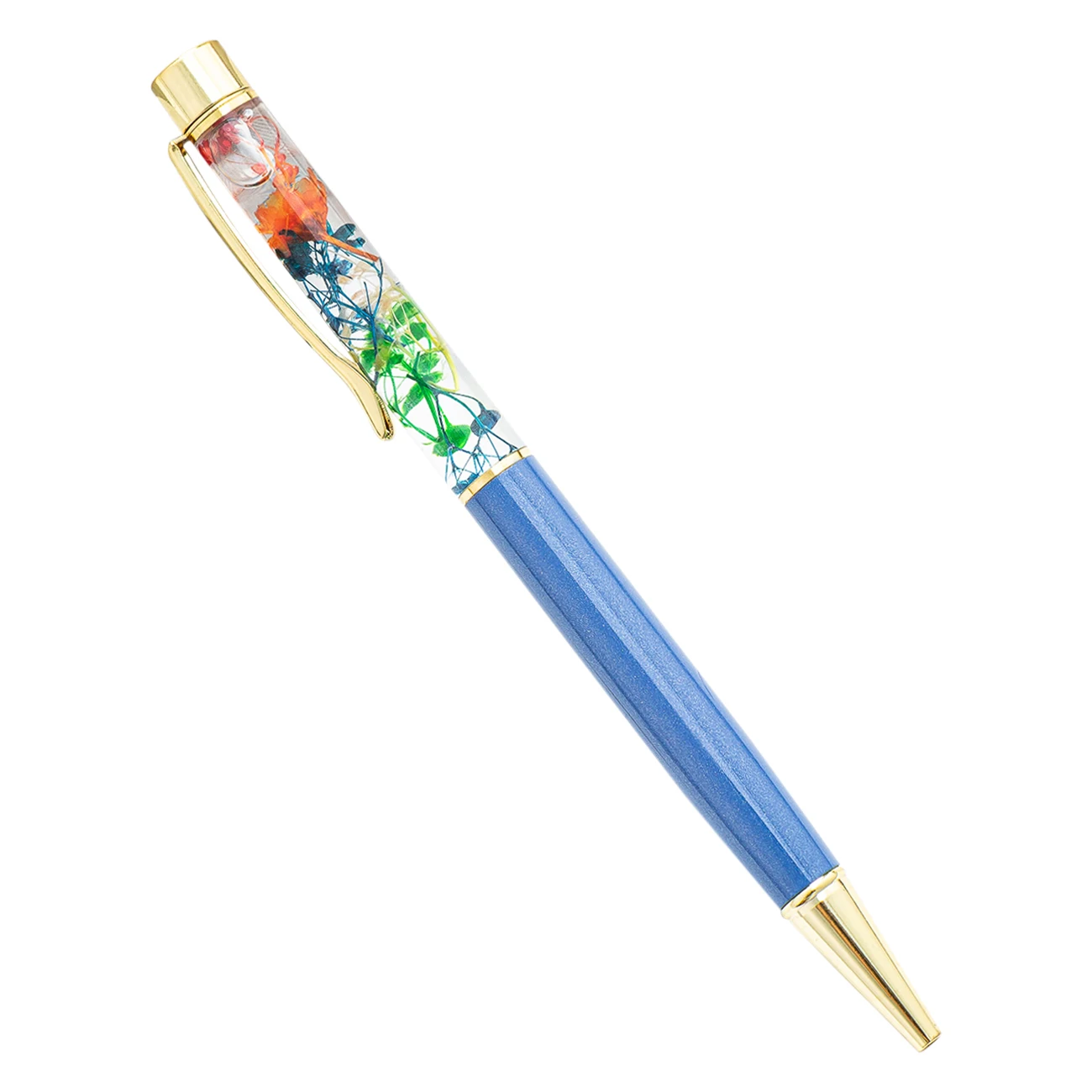Factory direct sales immortal flower series handmade DIY pen metal pen wholesale advertising ballpoint pen for promotion