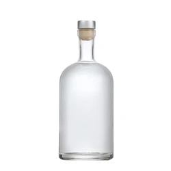 200ml 375Ml 500Ml 750Ml Clear Empty Vodka Liquor Gin Rum Tequila Whisky Brandy Spirit Glass Bottle With Cork