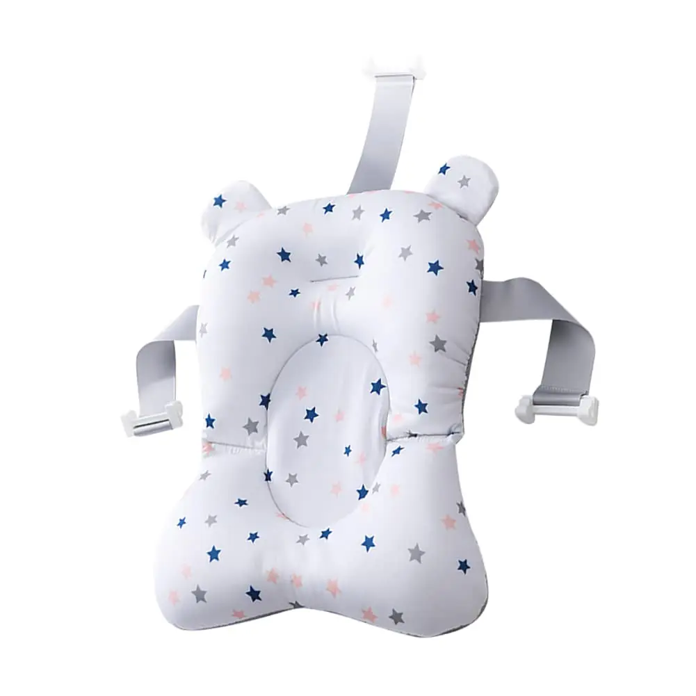Baby Bath Support Cushion Quick Drying Non-Slip Baby Bath Pillow for Bathtub Infant Floating Bath Seat for Toddler