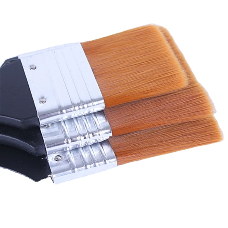 Maries Orange Artist Paint Brush Set Nylon Hair Watercolor Acrylic Oil Painting Brushes Drawing Art Supplies