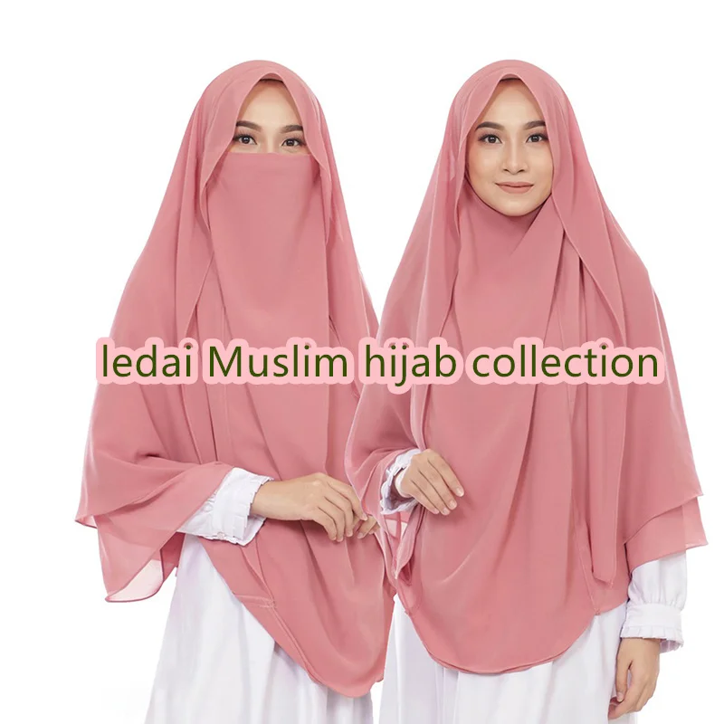New Fashion instant chiffon hijab  niqab style ready to wear hijab Muslim lazy women veils