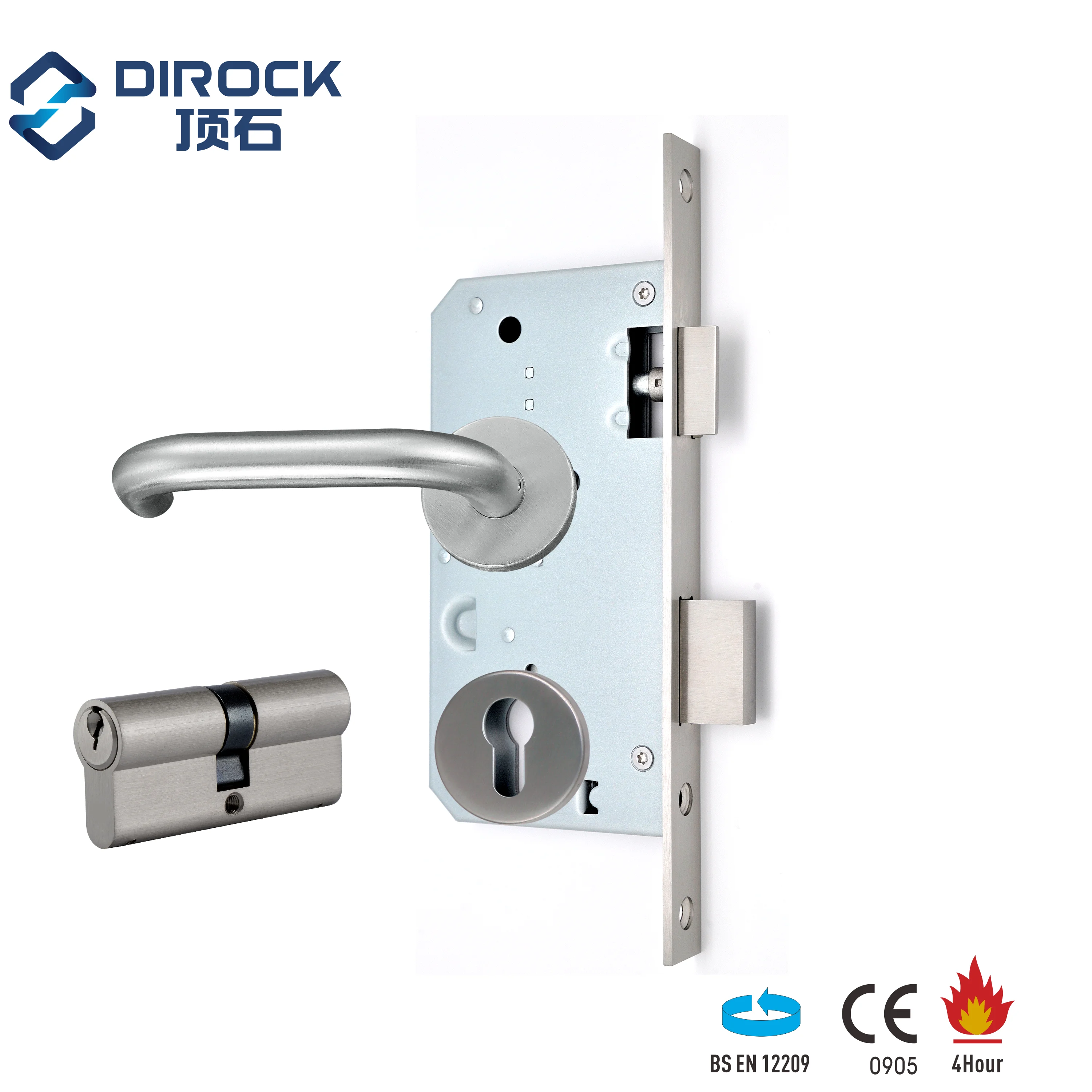 Archie design sash lock 7072Z lock body with CE certificate BSEN12209 DIN18251 EN1634 1 2 3 4hour anti fire lock for life safety