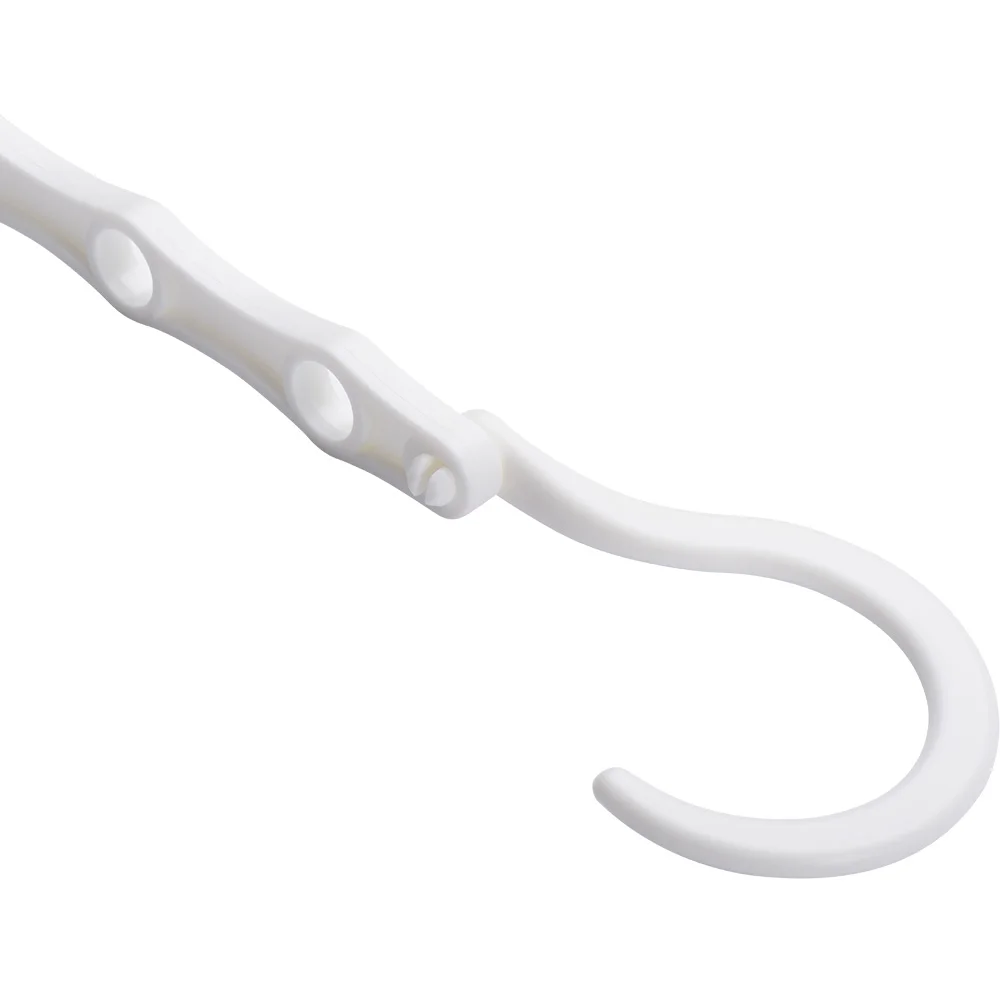 Factory Wholesale White Plastic Magic Multi Port Folding Magic Hanger