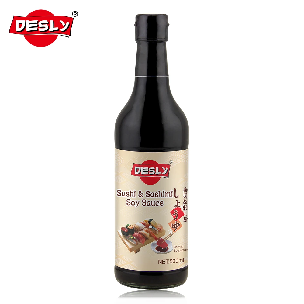 High Quality Factory Production Oem Dark Japanese Private Brand Gluten Free Soy Sauce