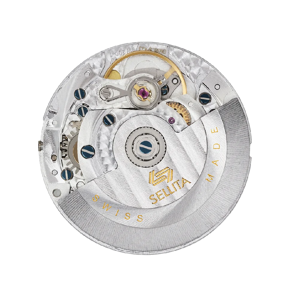 Silver Color Version Automatic Mechanical Watch Sellita SW280-1 Movement Caliber for Sale