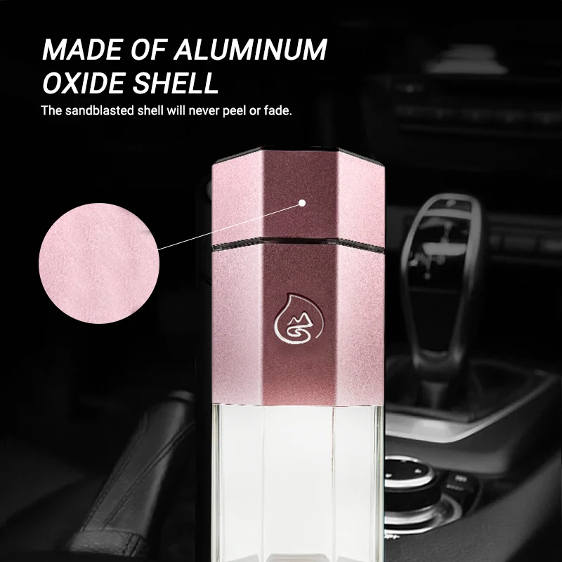 CAMAZ Negative Ion Detachable Hydrogen-rich Water Bottle Ionizer Portable Inhaler Hydrogen Water Generator With Glass Bottle