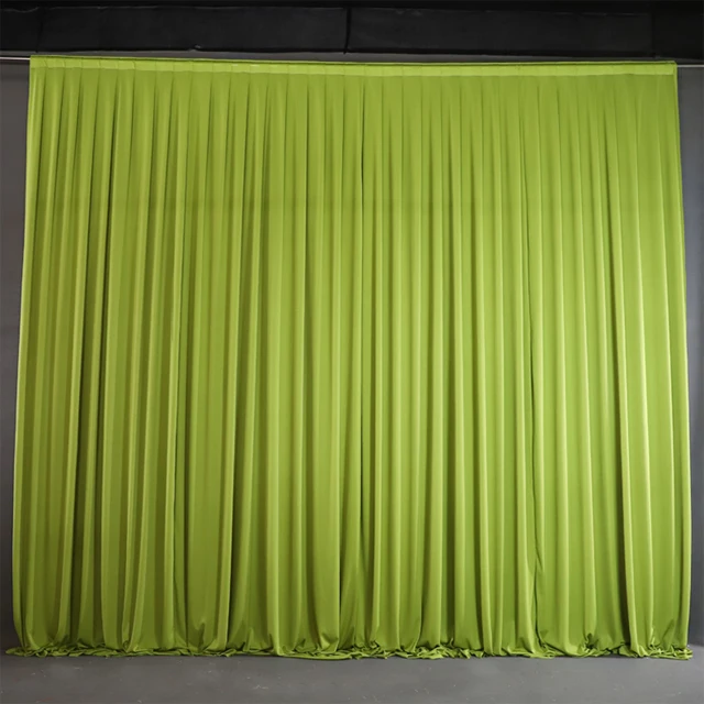 Hanging Stage Background Gauze Curtain Wedding Backdrop Stage Decoration Drapes for Wedding