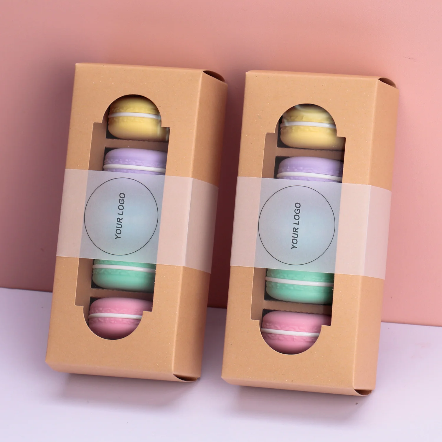 Wholesale vegan cosmetics featuring Macaron fruit-scented translucent lip gloss supplier custom logo