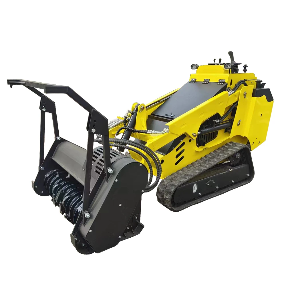 Free Part Supply Tonlita 400KG Capacity Tracked Mini Loader Skid Steer