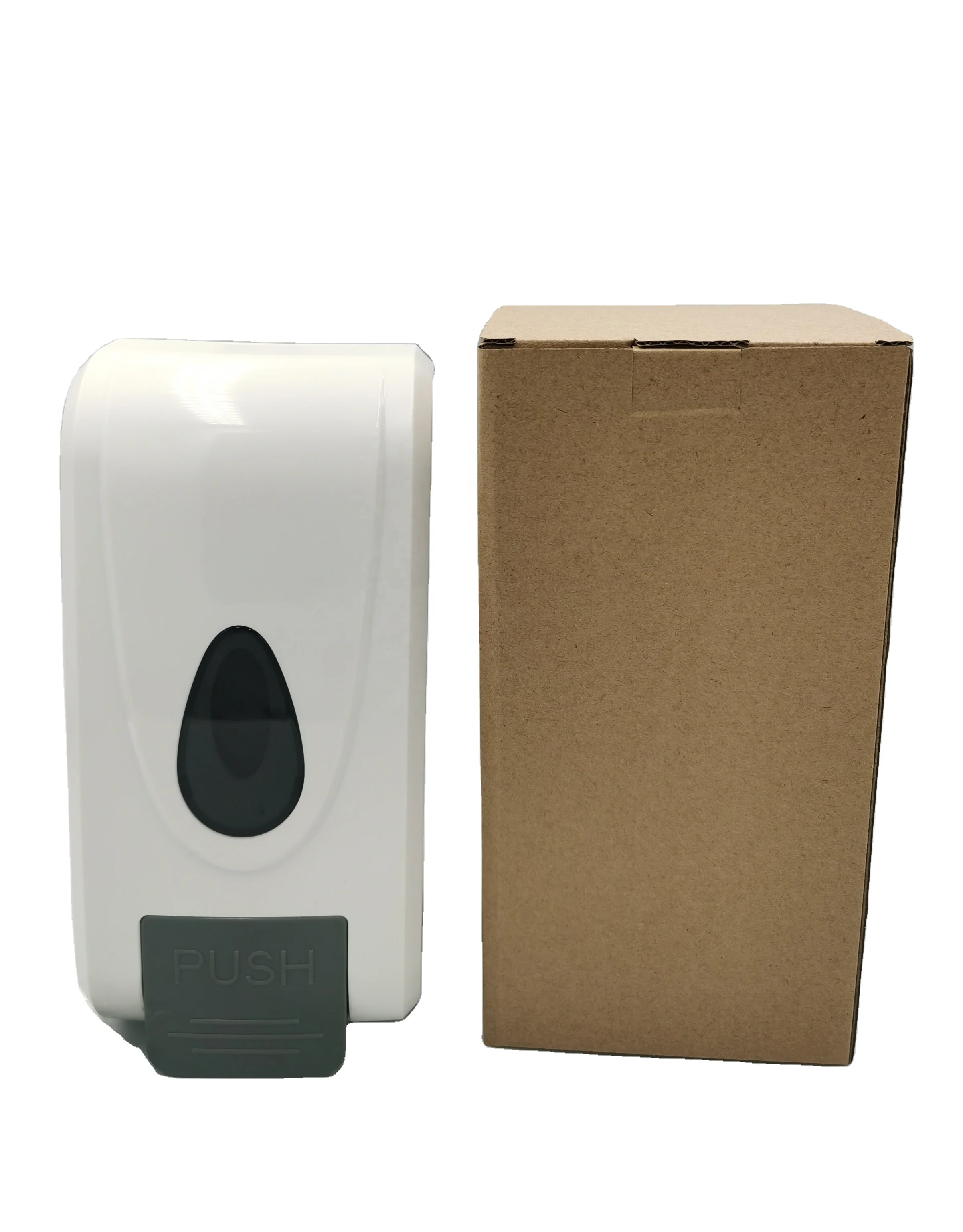 ABS Material 1000ML Wall-Mounted Manual Foaming Dispenser Hospital Liquid Soap Dispenser Urinal Sanitizer Dispenser