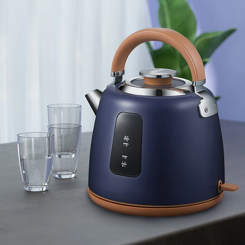High Quality Home Use Quick Boil 1.7L Large Capacity Electric Stainless Steel Kettle