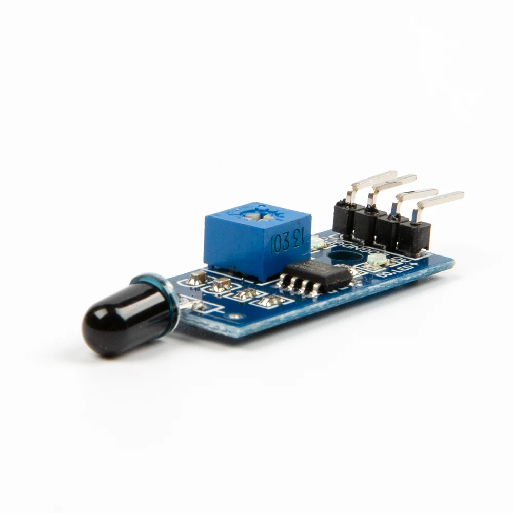 IR Flame Sensor Module Detector 4Pin Temperature Detecting Sensor Module