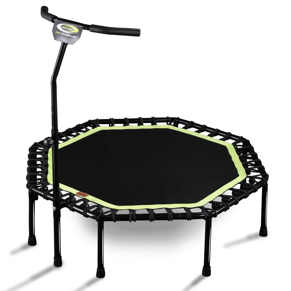 Zoshine Premium Mini Trampoline Indoor Foldable Small Trampoline  Bungee Jumping Kids Adults Trampoline with Handle