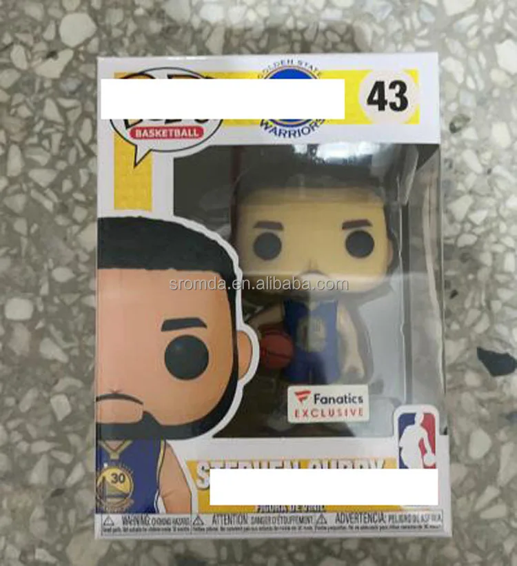Hot selling Sports POP Vinyl Figure NBA Stars #54 55 Michael Jor-dan #43 Stephen Curry Blue Color PVC Action figure