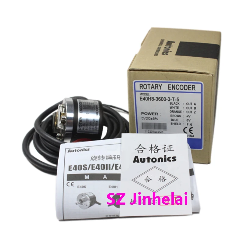 New and Original Autonics E40H8-300-3-N-5 1000-3-V-24 3600-3-T-5 Industrial Mechanical Rotary Encoder Switch Hollow