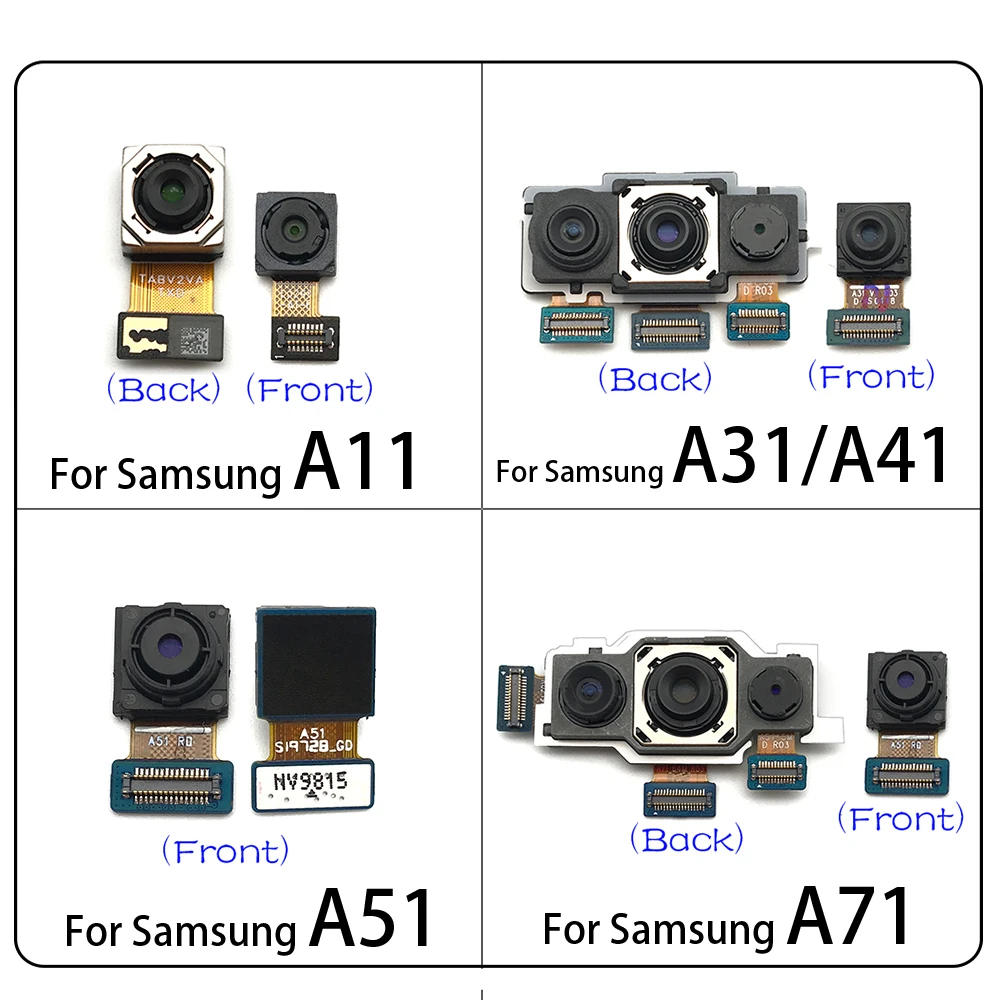 
Rear Back Camera Front Camera For Samsung Galaxy A11 A21S A31 A41 A71 A51 Replacement Camera glass 