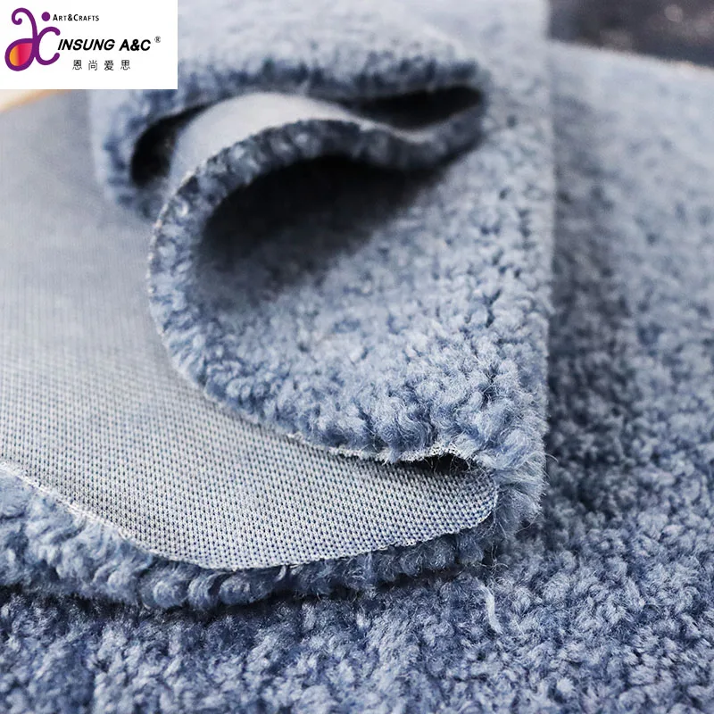 High Quality Soft Skin-Friendly Knit Grain Fleece Fabric for Garments Toys  Blankets Clothes