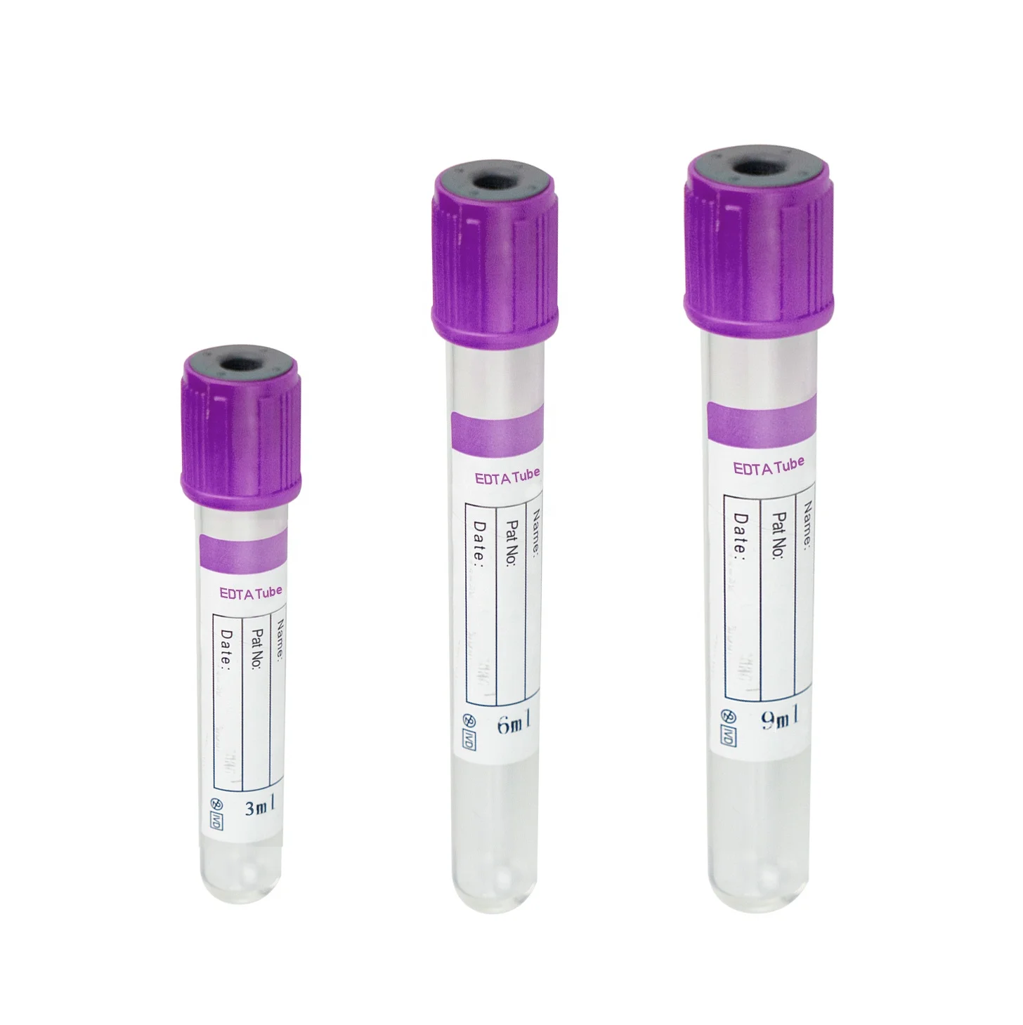 Hospital Laboratory Sodium Citrate Blood Edta k2 k3 Micro Blood Collect Collection Tube