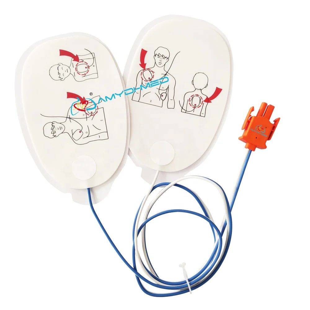 Compatible With Nihon Kohden Factory Customization 1.2M Disposable Defibrillation Electrodes Adult Child AED Electrodes