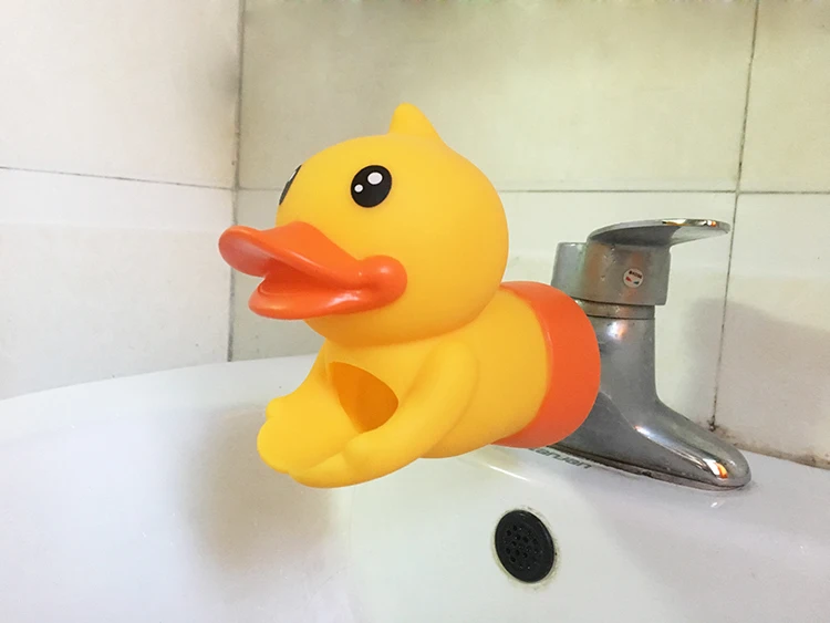 Toddlers Baby Hand Lead Sink Handle Wash Device Extension Kitchen Bathtub Adapter Bathroom Bath Cover Cartoon Faucet Extender