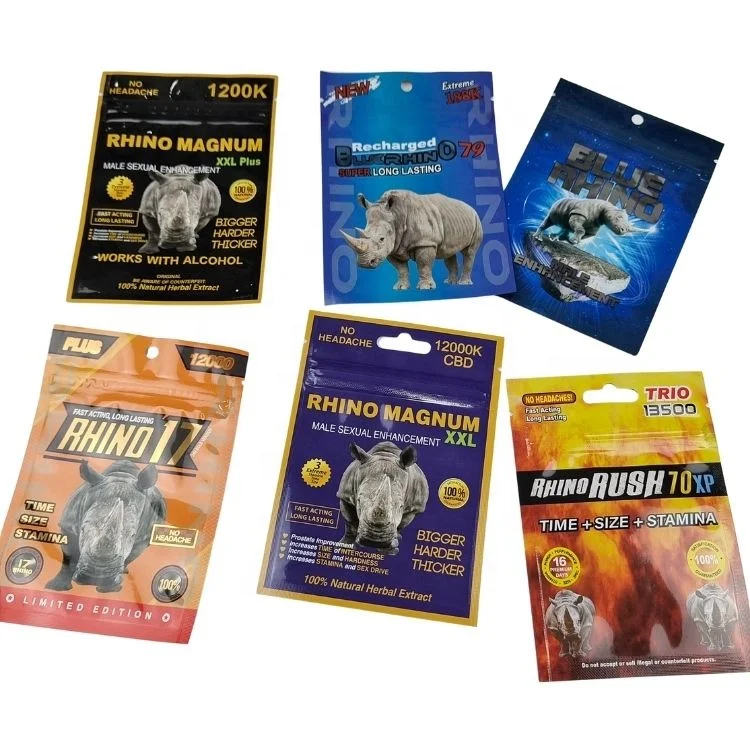 1200K Rhino Magnum 188K сумка на молнии для мужского сексуального улучшения 100% натуральные травяные экстракты меда сексуальные таблетки