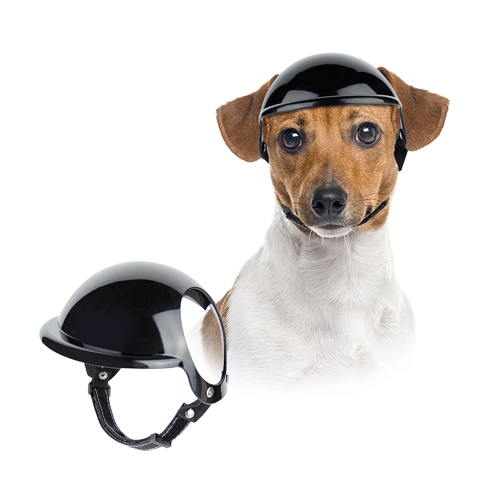 Pet Helmets Accessories Multi-Sport Helmets for Dogs with Ear Hole Safety Helmet Dog Cap
