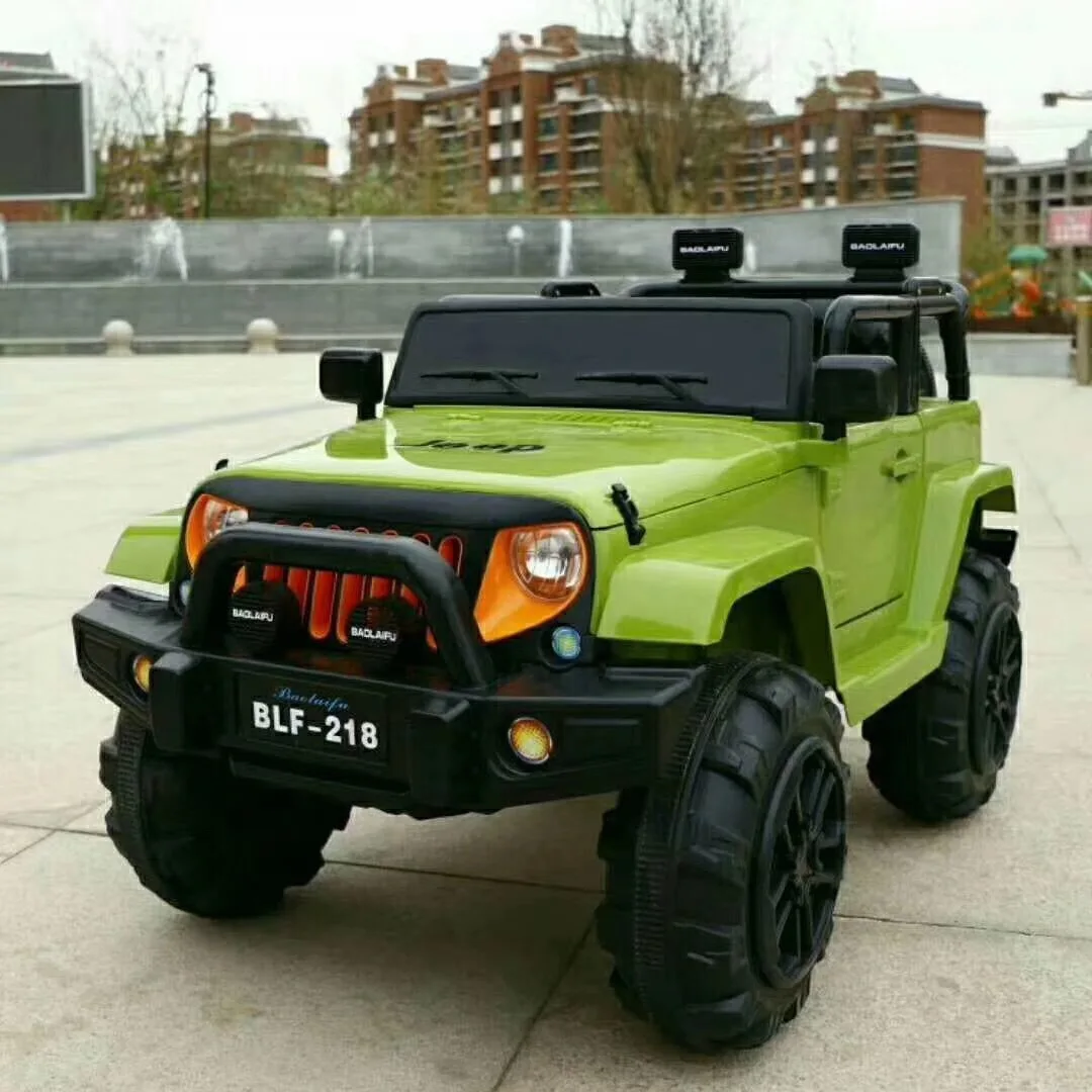 RHS-CAR114 Baby car two seats battery electric cars for kids children truck toys game car four-wheel drive with remote control