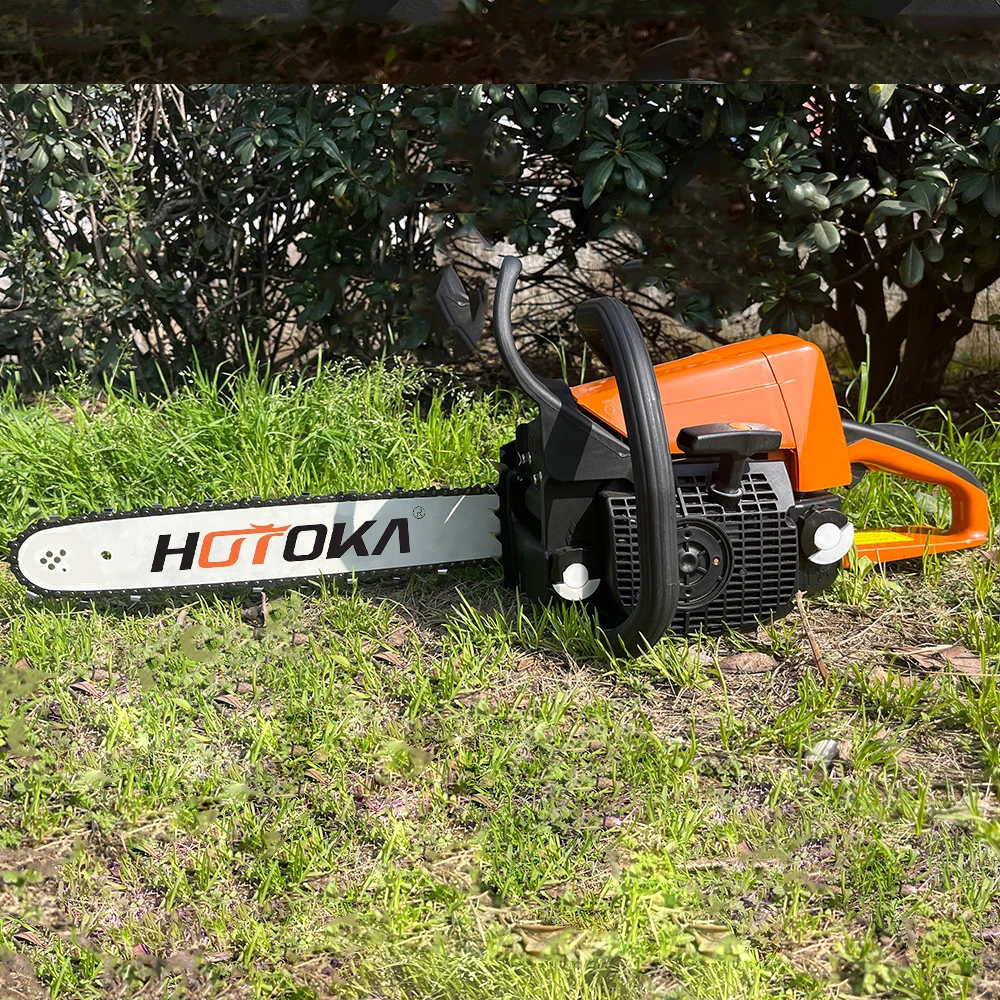HOTOKA ms 250 gas chainsaw machine price 2 stroke ms250 45cc petrol chain saw for sale