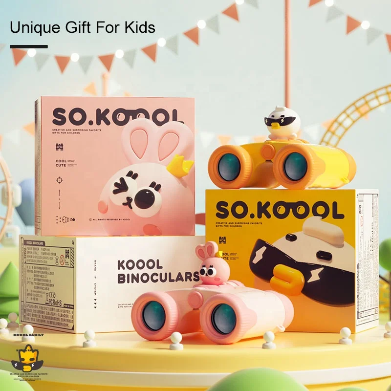 Cost - Effective Cartoon Telescope HD High Power Child Outdoor Science and Educational Binoculars Toys