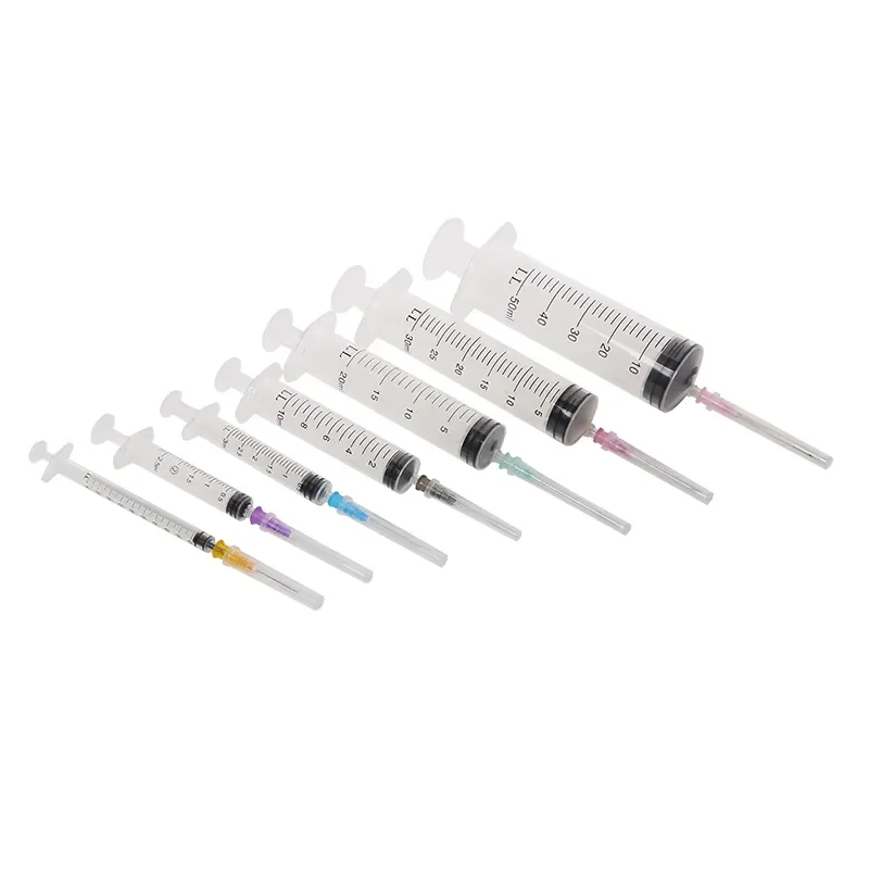 Medical Sterile Surgical Disposable Syringe 1ml 2ml 3ml 5ml 10ml 20ml with Needle