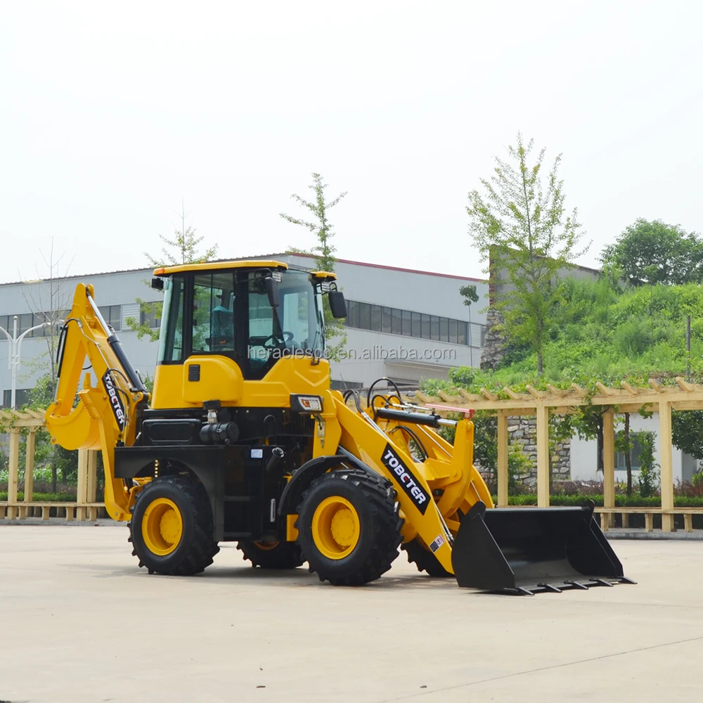 WZ28-20 Mini Wheel Loader  1-5 Ton Rated Load Front Backhoe Loader Crawler Moving Type Farm Bucket