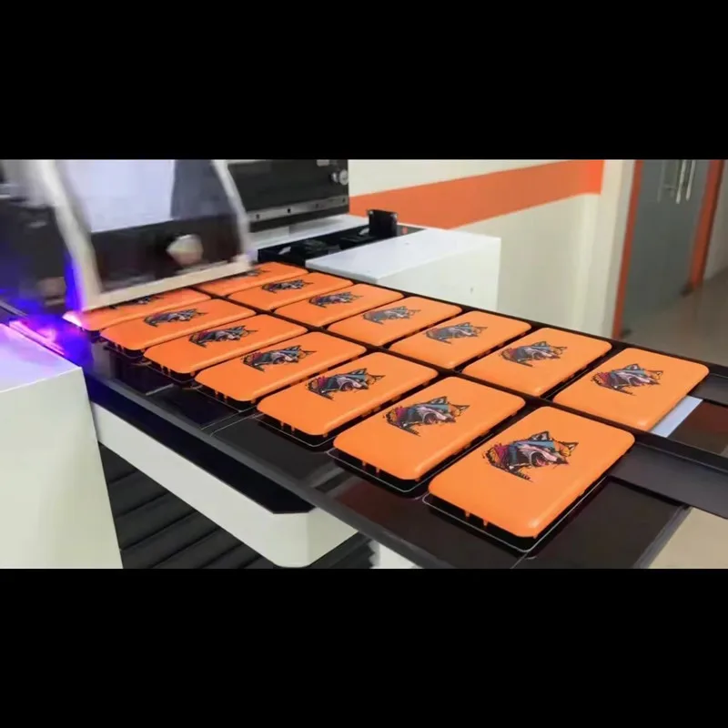 A4 UV Flatbed Printer Automatic Flatbed Phone Case Military Card Personalized Printing XP600/TX800 1pc Head Print Dimension