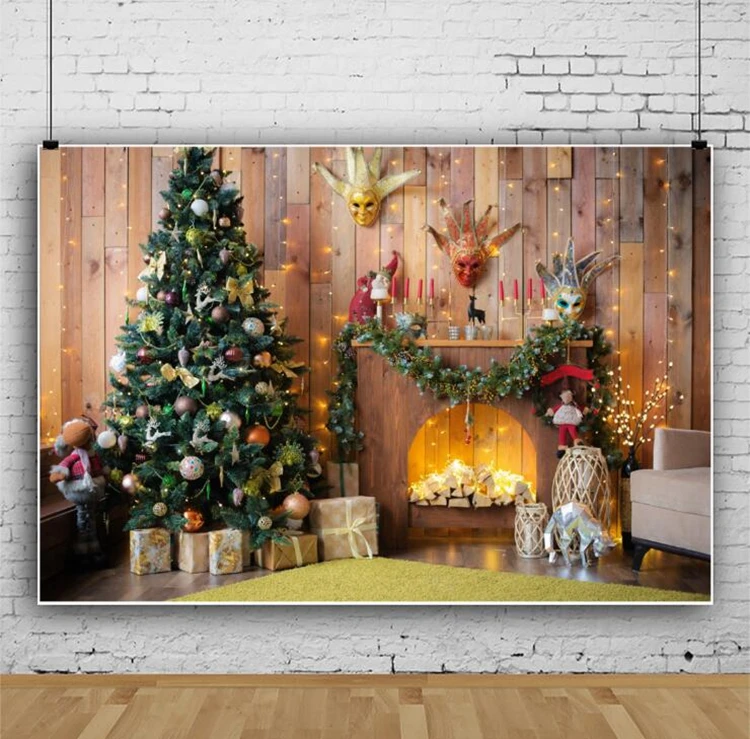 Christmas Tree Christmas Backdrop Photo Photography Christmas Background Decoration