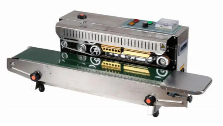 FR-900W автоматическая машина для непрерывной термоупаковочная запечатывания алюминиевой фольги полиэтиленового
