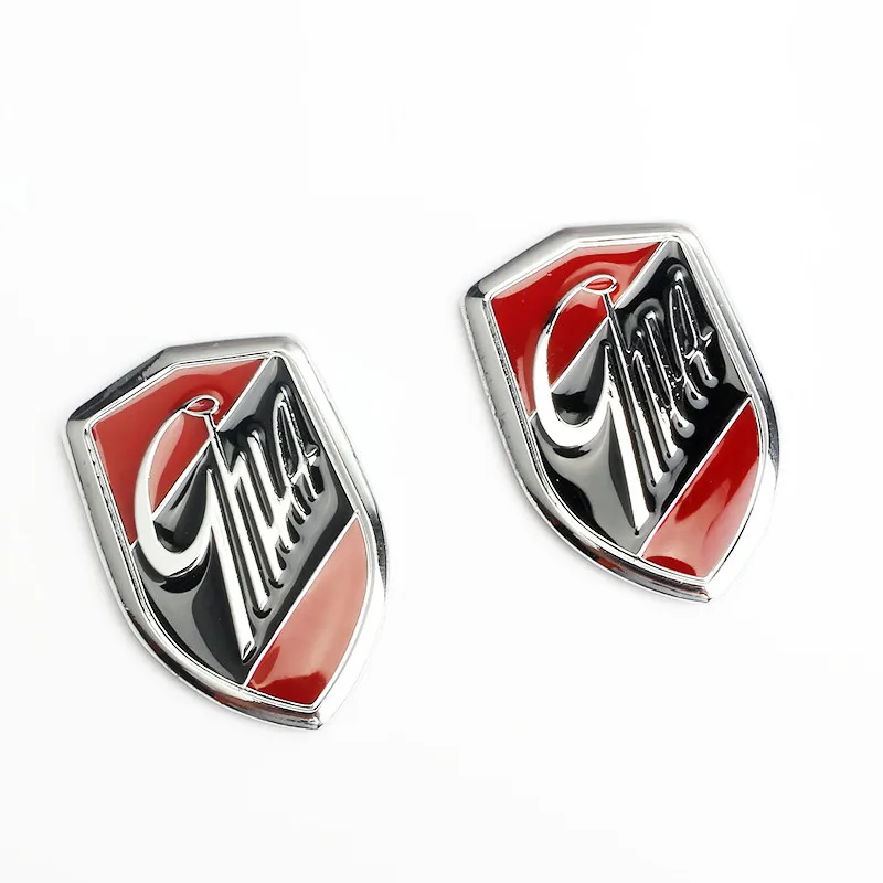 Custom Car Sticker Emblems GHIA Side Shield Logo Marked Stickers For  Focus 2 3 4 Mondeo Fiesta Ecosport Kuga Edge Explorer