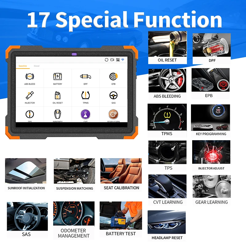 High-quality diagnostic tool for car NS366S similar to thinkdiag automotive diagnostic device with tablet