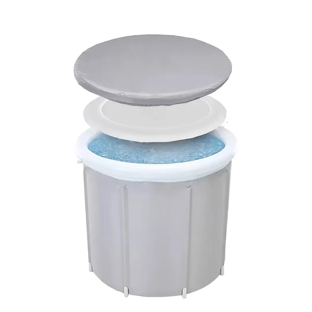 Home Made Portable Ice Bath Tub Cold Plunge Ice Water Bath PVC Plastic Bathtub for Adult Inflatable Bathtub Support Custom